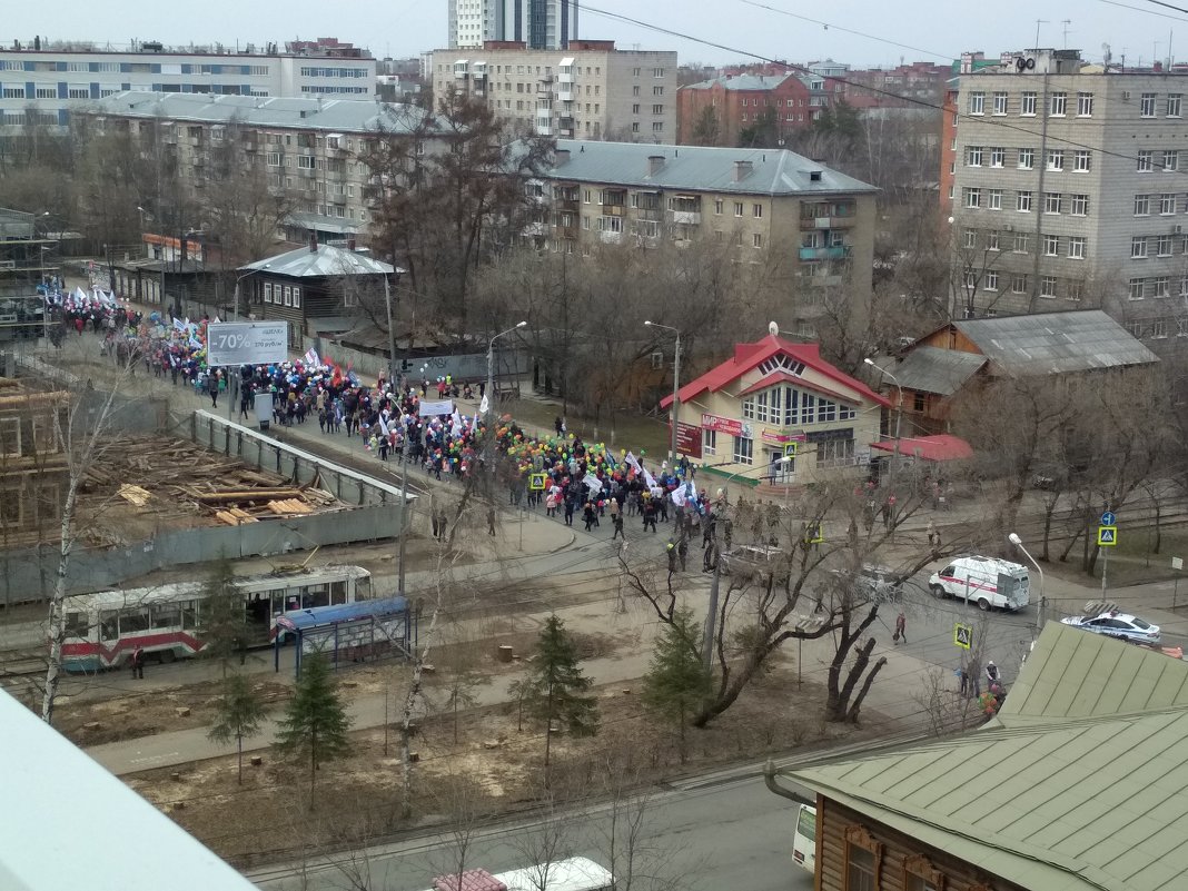 Первомайский парад 2018. Томск - Георгий Светлов