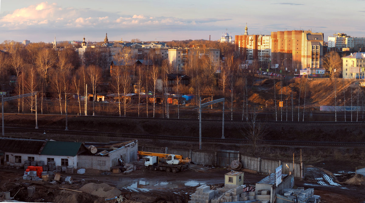 Вологда. Панорама вечернего города. - Татьяна Копосова