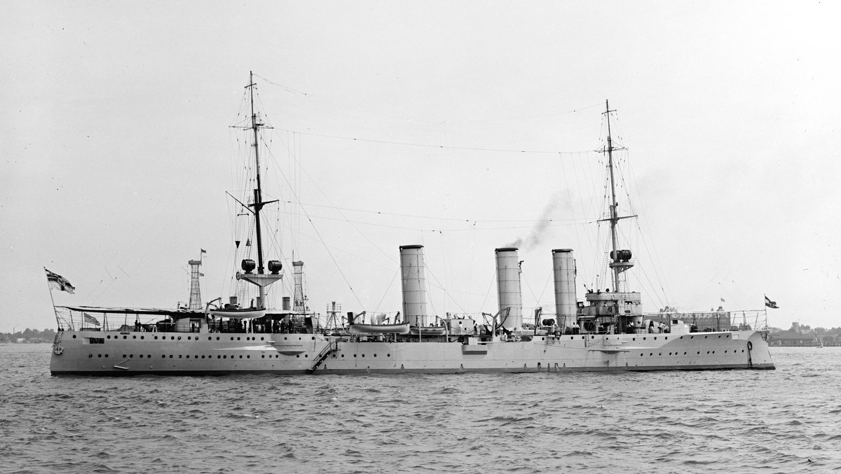 German light cruiser "Stettin". - Александр 