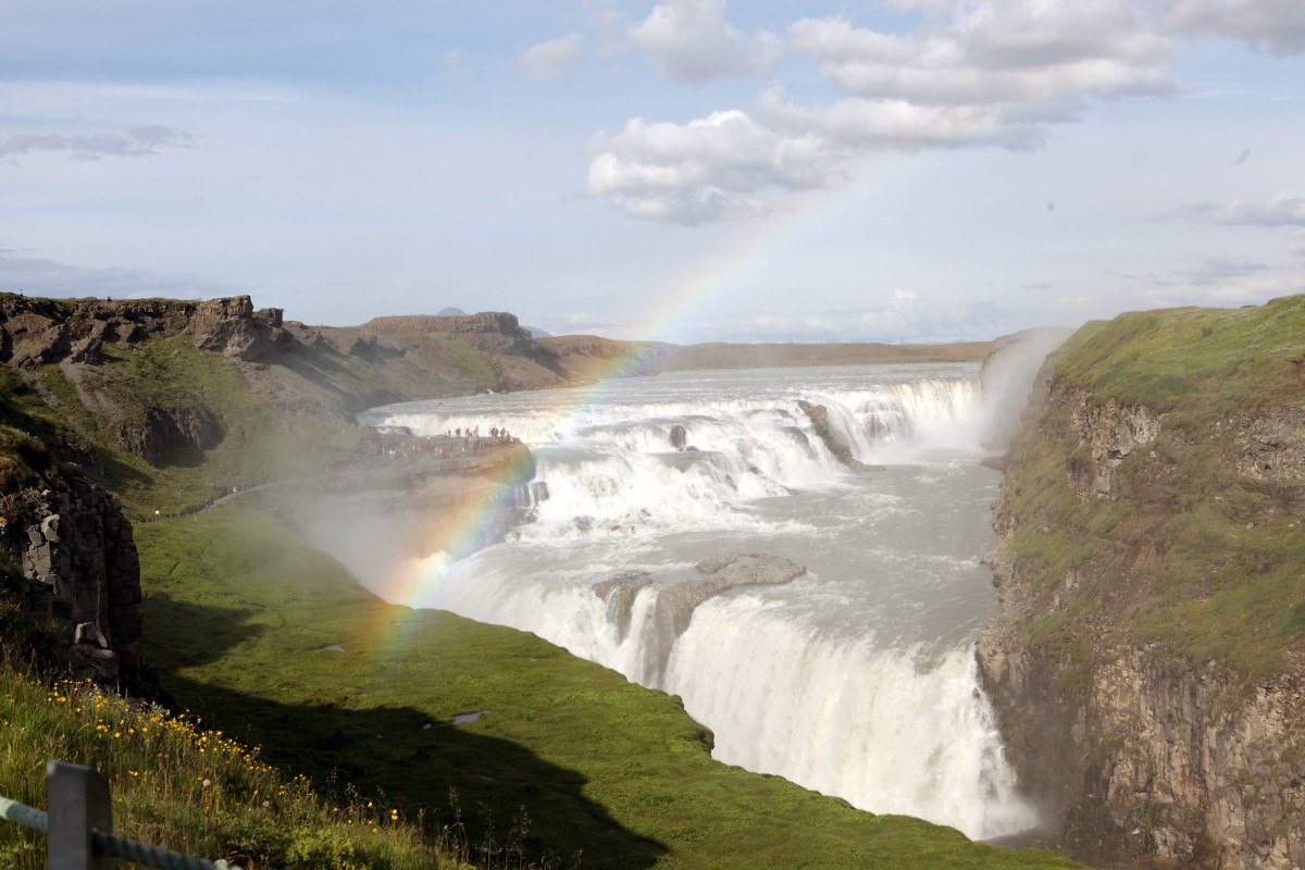 Водопад на золотом кольце в Исландии - Геннадий Мельников