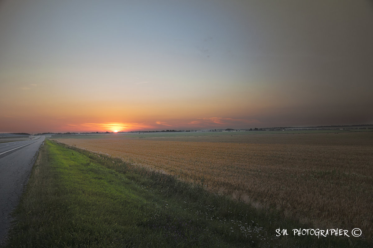 Рассвет над Беларусским поле - Photo GRAFF