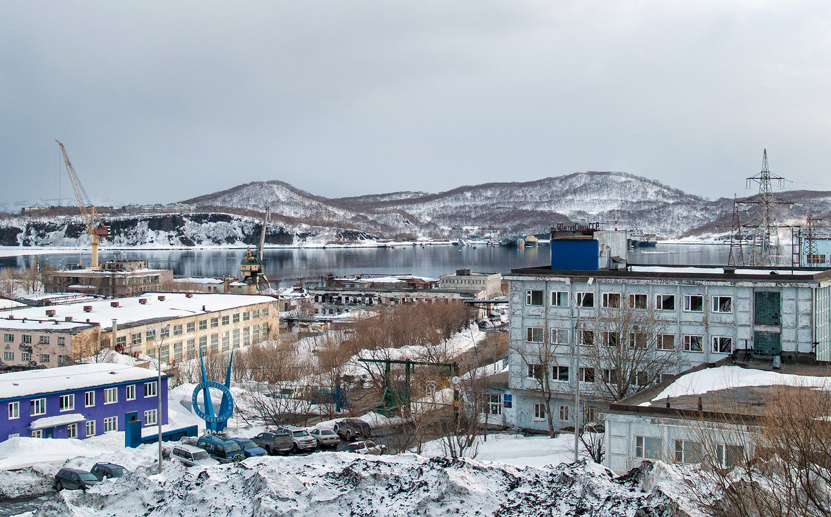 Петропавловск-Камчатский. Судоремонтная верфь. - Елена Кириллова