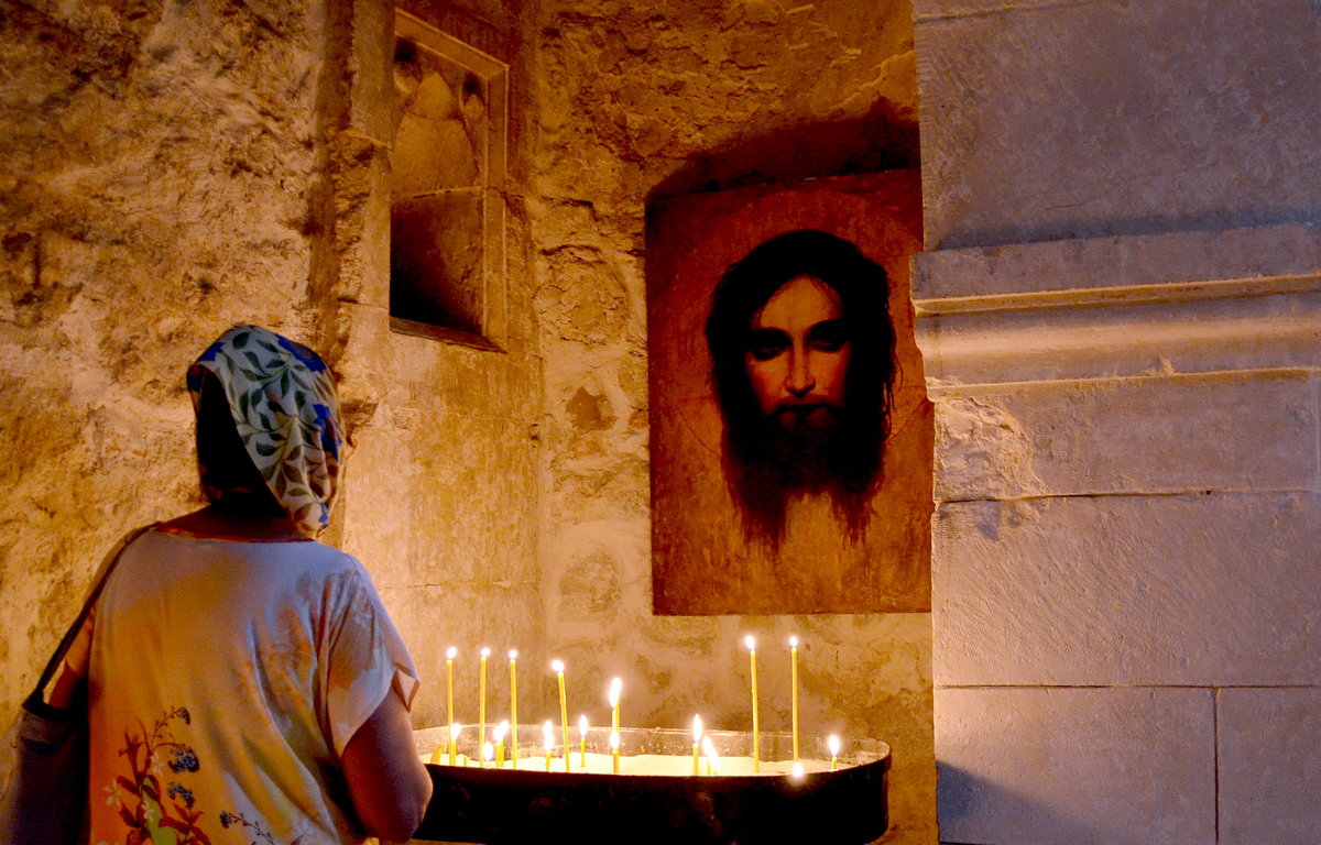 Разговор наедине. Икона "Моргающий Иисус" в монастыре Сурб-Хач. - Ольга Голубева