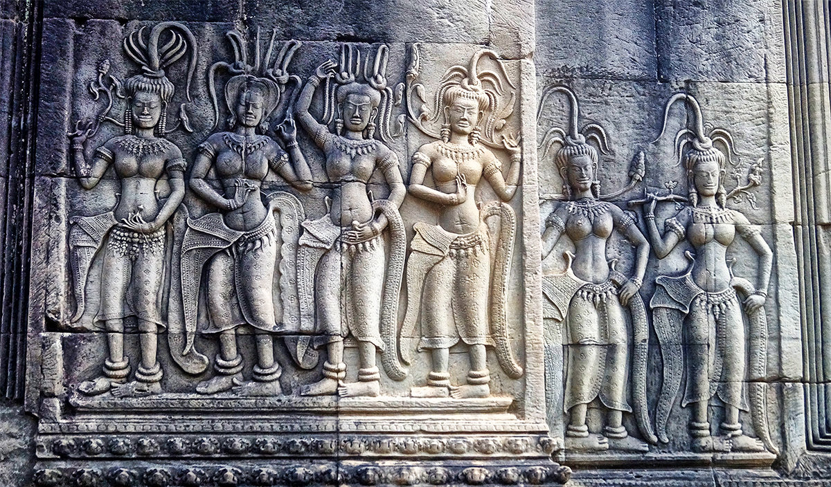 Стены храма Ангкор Ват - Alex 