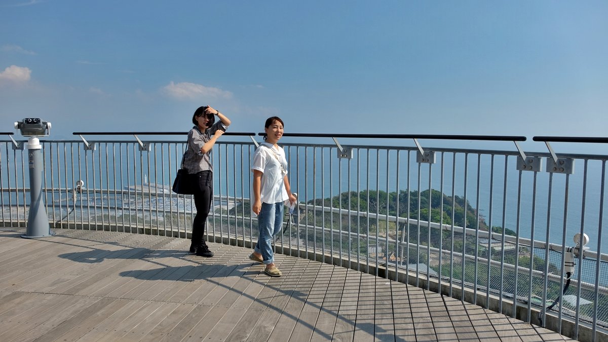 Смотровая площадка маяка острова Enoshima Япония - wea *