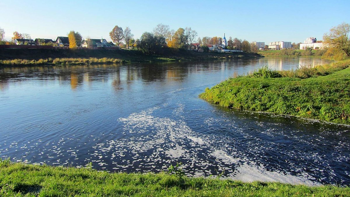 Река Оршица впадает в реку Днепр в Орше - Виталий Андрейчук