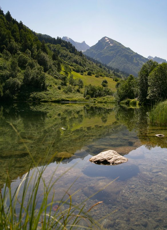 Озеро в горах Кавказа - Алексей Зубков