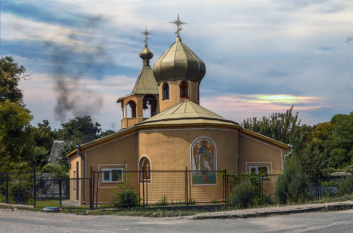 Деревенская церквушка - BD Колесников