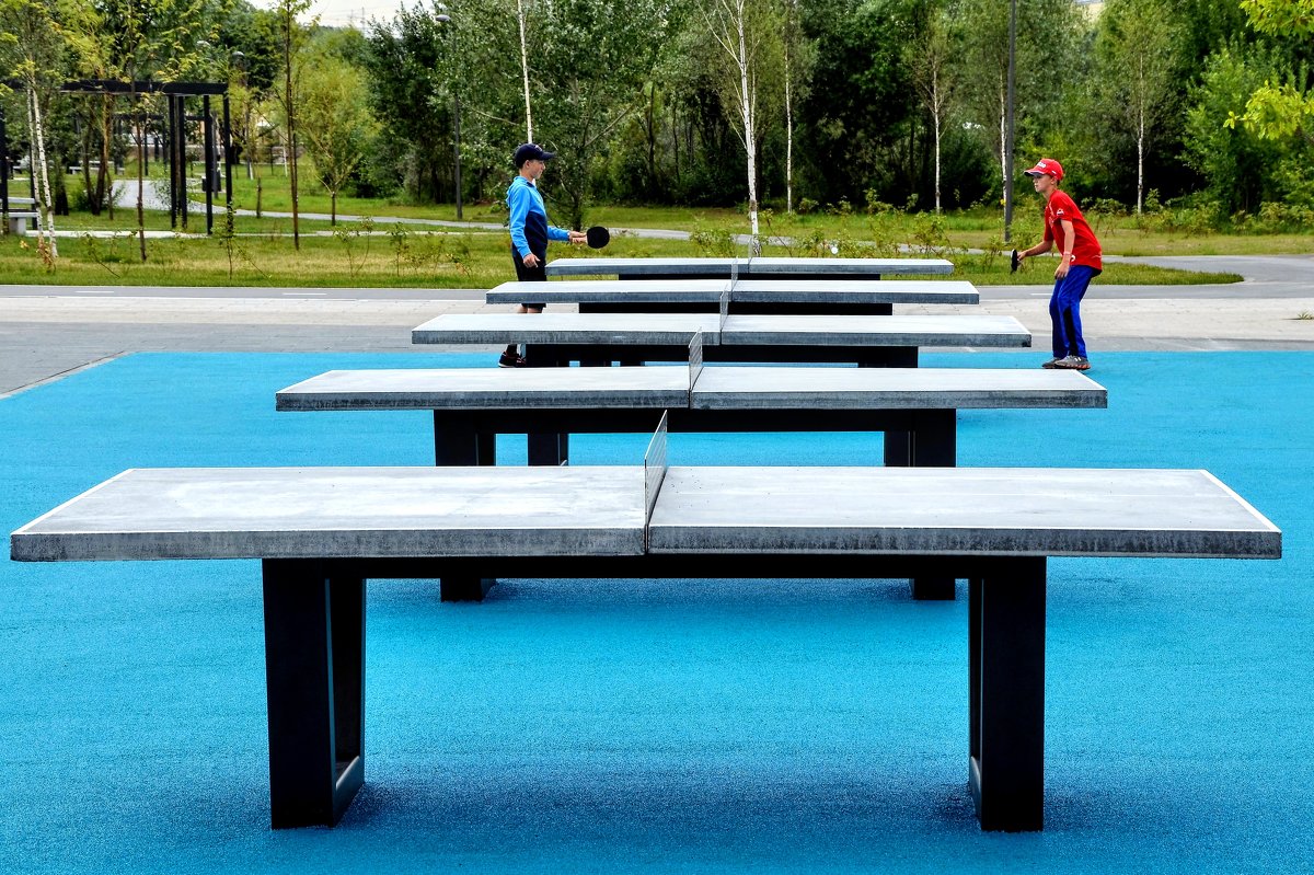 Пинг-понг в парке - Анатолий Колосов
