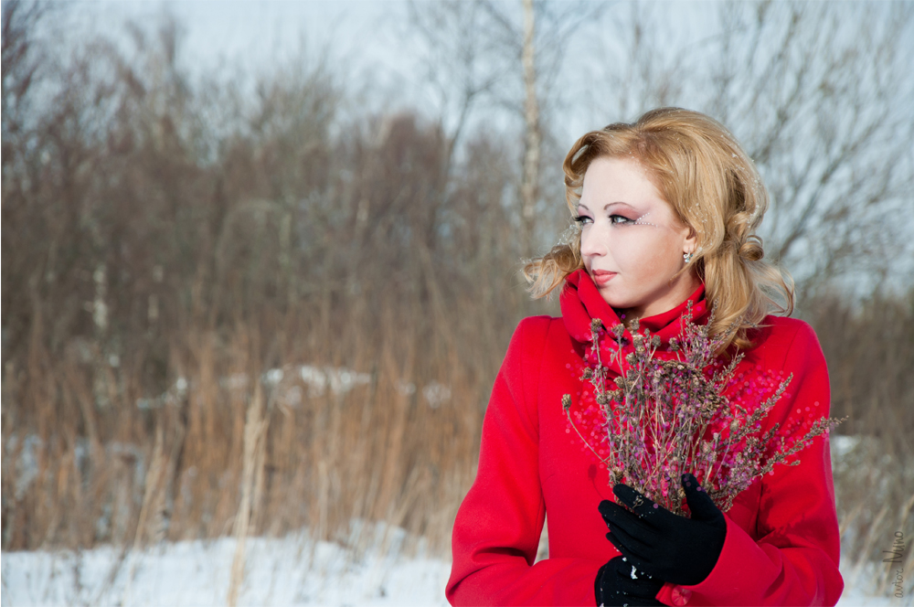 Оксана, зимняя фотосессия - Наталья Житкова