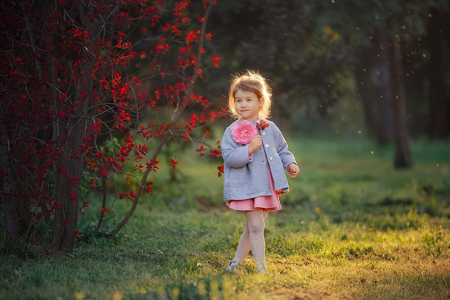 Девочка в парке - Елена Самсоненко