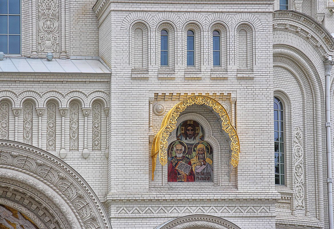 Мозаичная вставка на фасаде Морского собора - Nina Karyuk