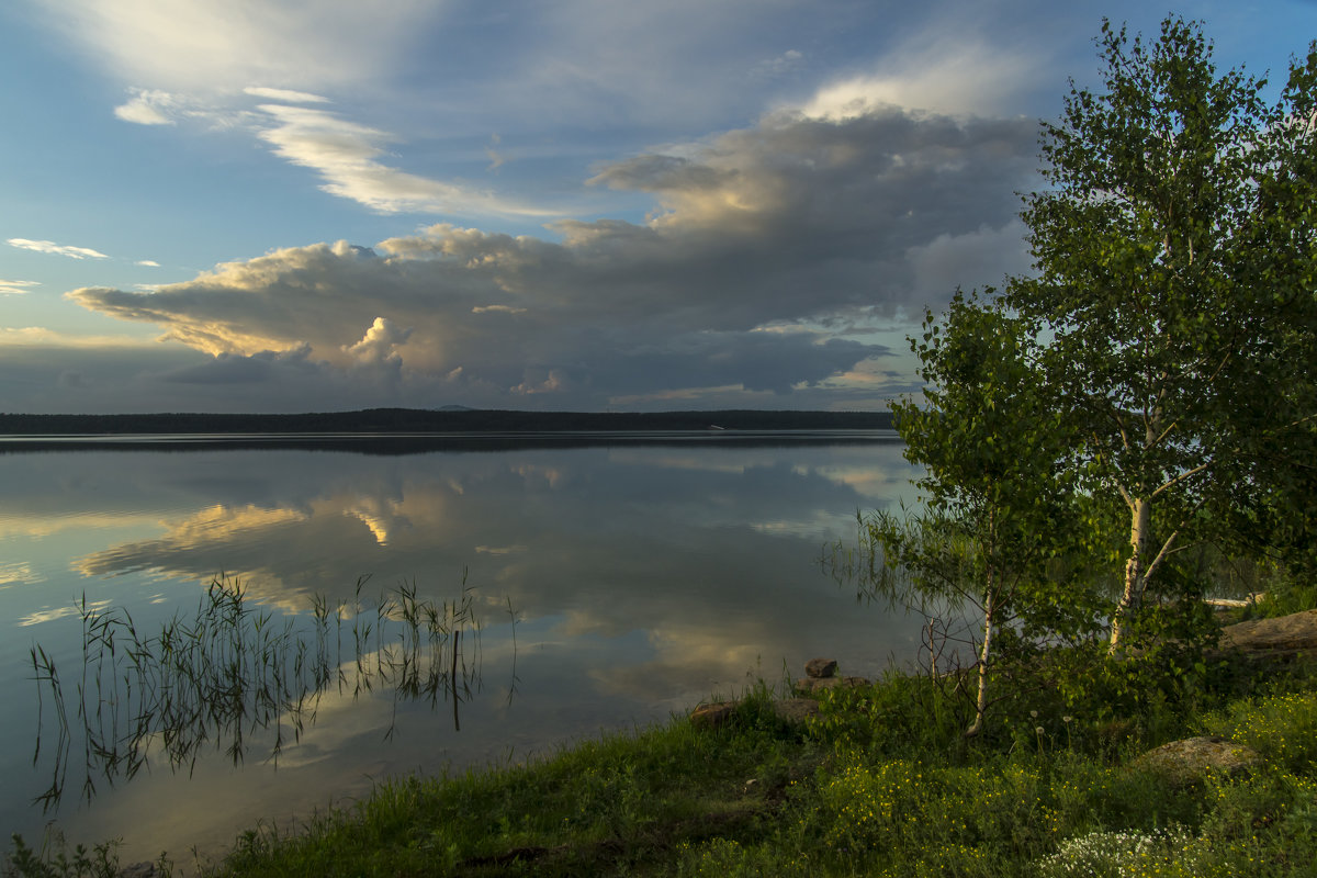 закат у озера Щучье - Дмитрий Потапкин