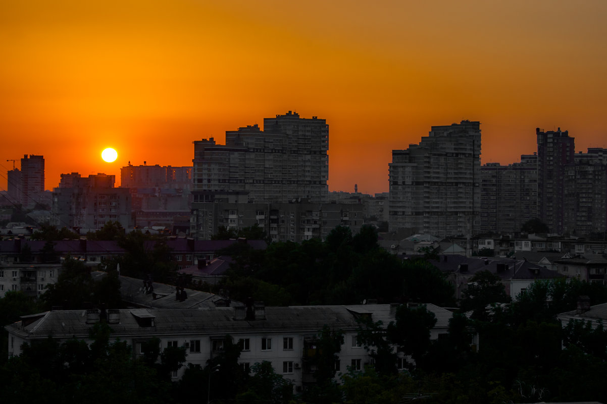 Закат над Краснодаром - Krasnodar Pictures