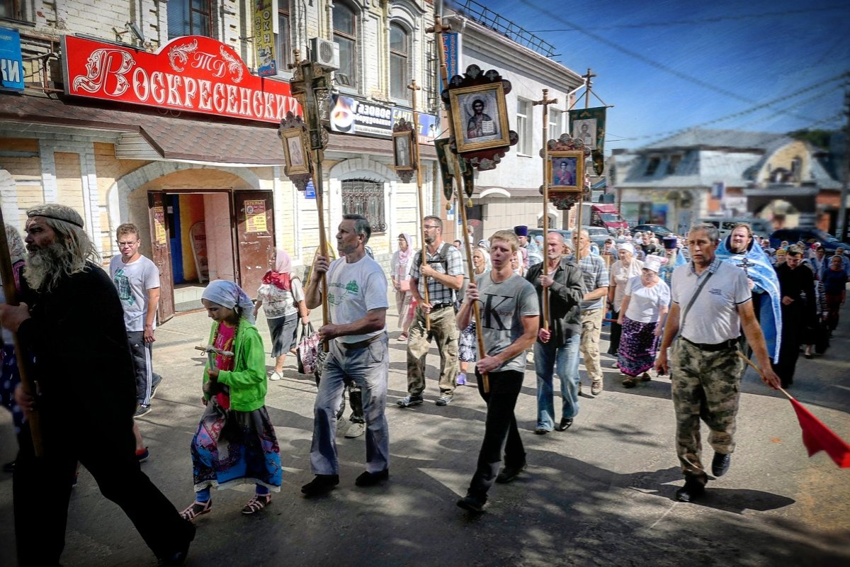 Традиционный Крестный ход вокруг Павлово,10авг. - alecs tyapin