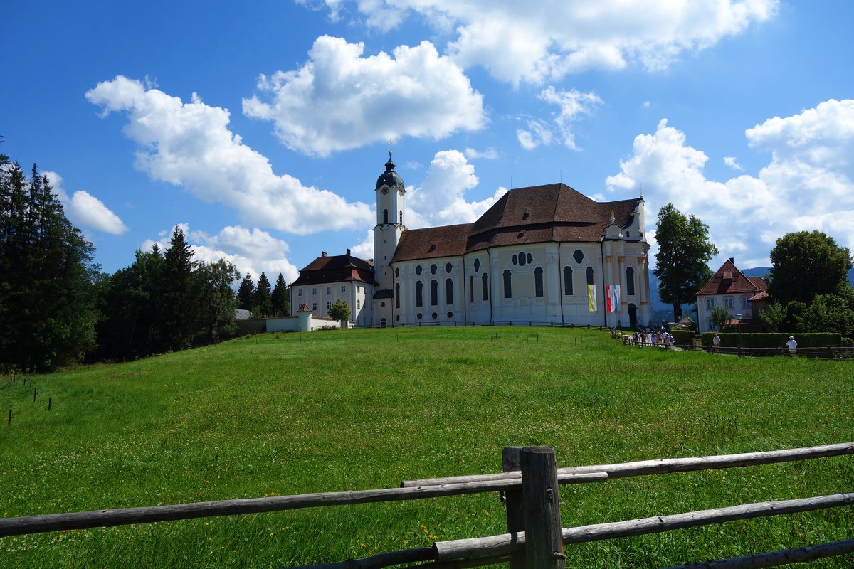 Wieskirche - Паломническая церковь в Висе... - Galina Dzubina