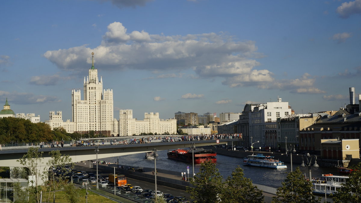 Москва, Зарядье, парящий мост - IURII 