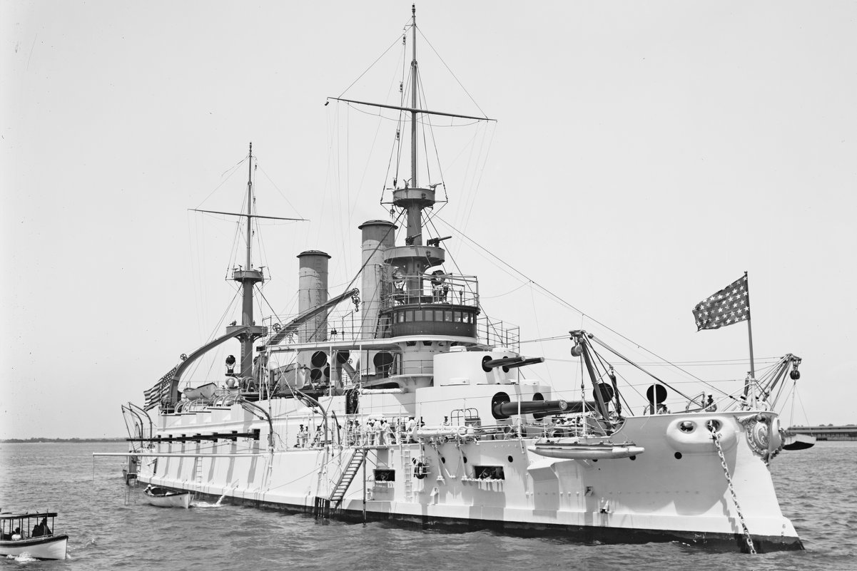 USS battleship "Kentucky" (BB-6 ),1900. - Александр 