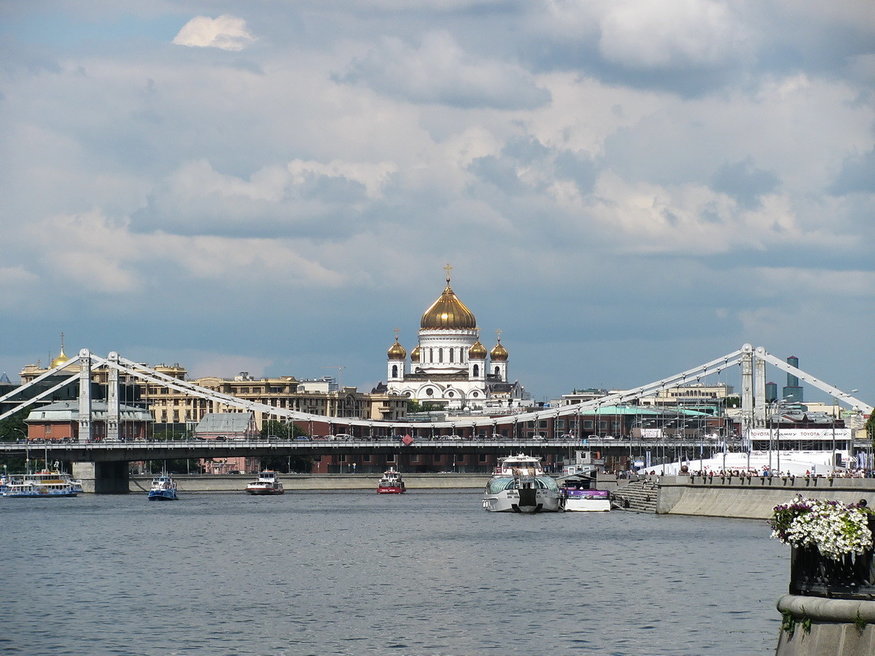 Вид на Храм Христа Спасителя - Татьяна Беляева