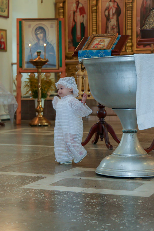 Крещение  малышки  Шерья - Наталья 
