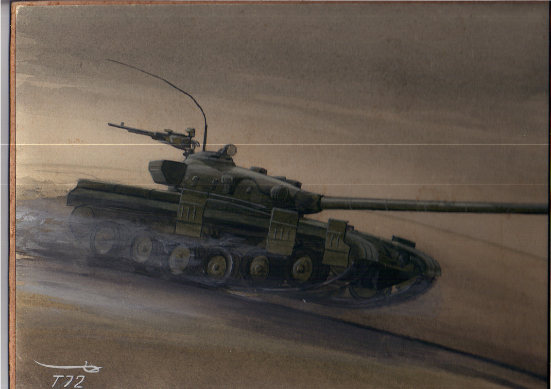 К 40-летию принятия на вооружение танка Т-72 - Леонид Плыгань