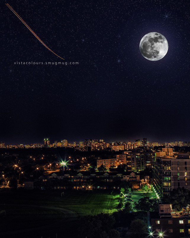 Вид с Балкона - Ночной Торонто - Igor K