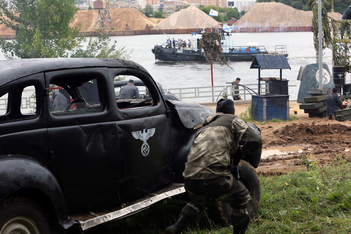 Театрализованное представление в день ВМФ. Парк Северное Тушино. - Жанна Кедрова