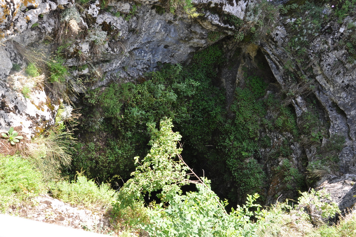 Яма - вход в пещеру Эмене-Баир-Хасан - Марго Короткова