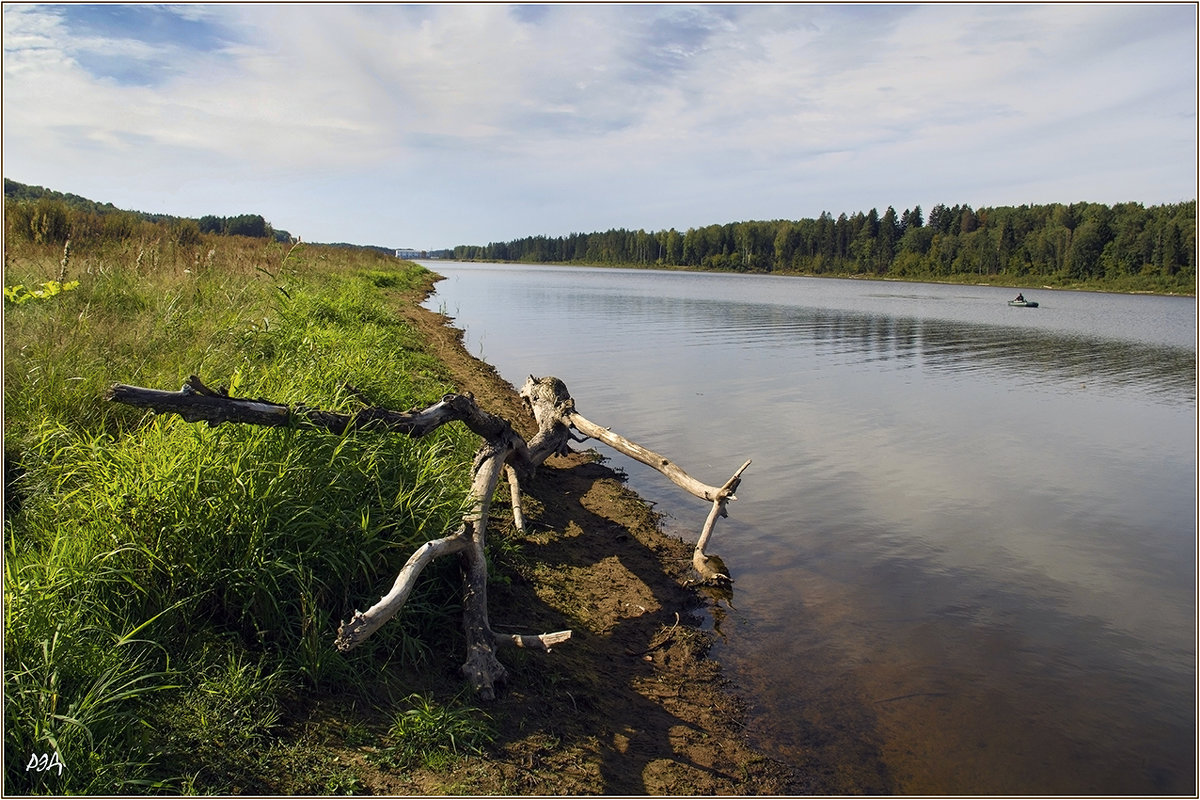Западная Двина в районе Витебской ГЭС. - Роланд Дубровский