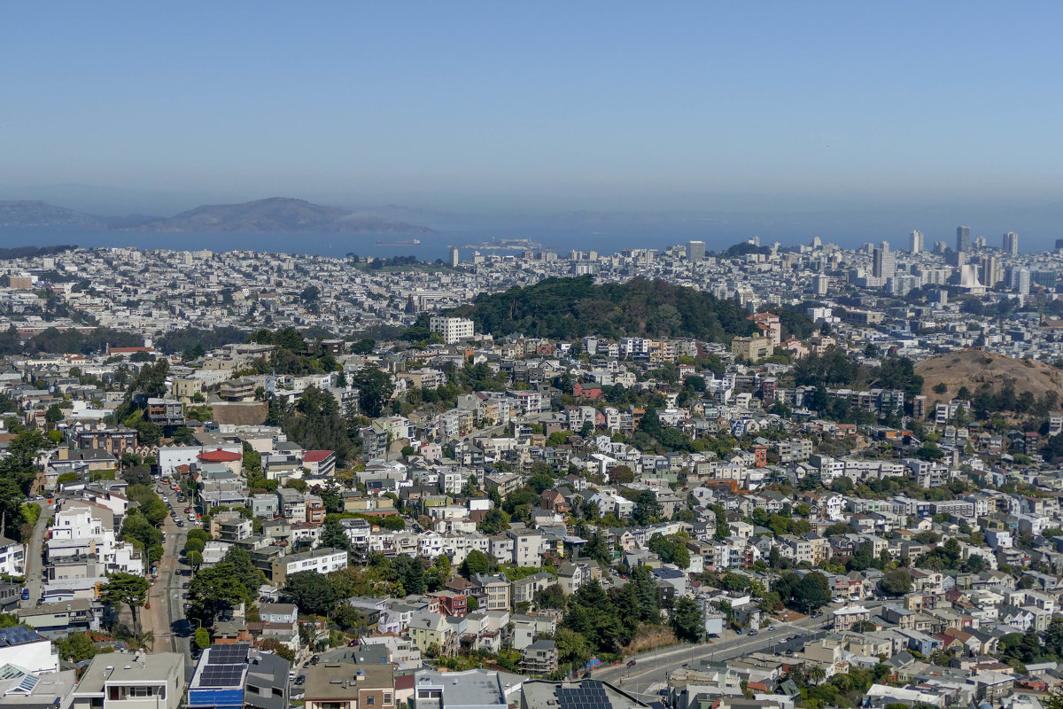 Вид с горы на Сан Франциско (Калифорния, США) - Юрий Поляков
