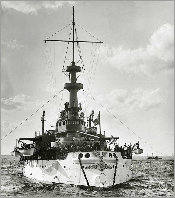 battleship USS "Indiana" (ВВ -1) , in 1898. - Александр 