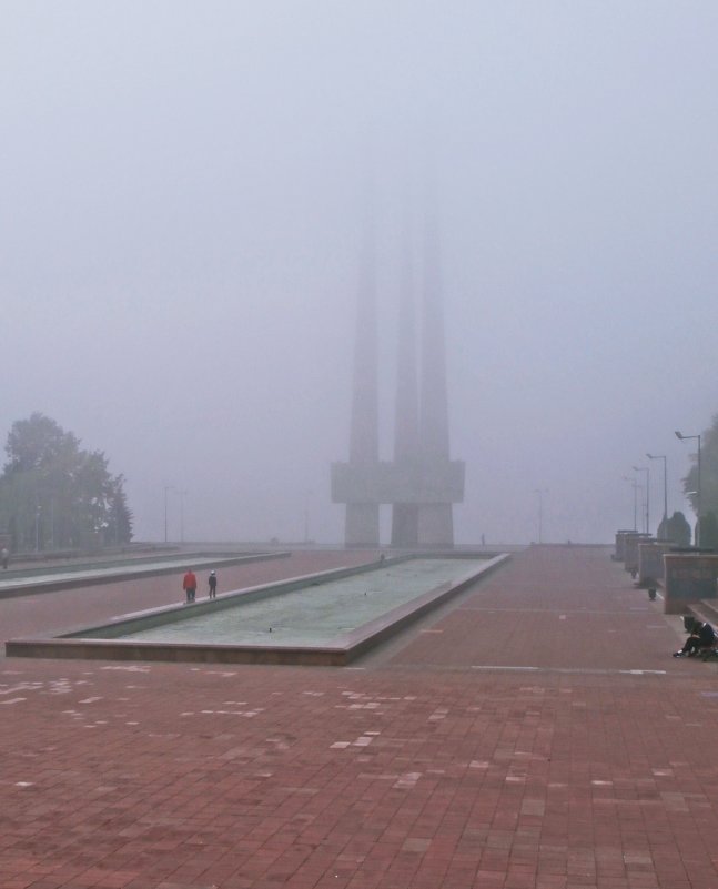 Витебск в тумане. - Андрей Самуйлов