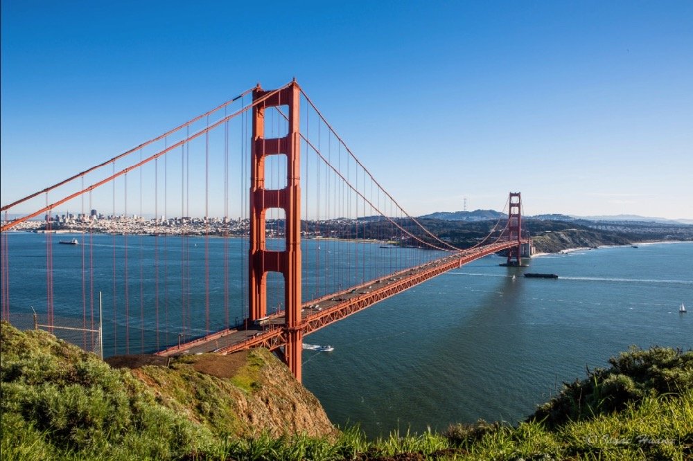 Мост Золоты́е Воро́та (the Golden Gate Bridge) в Сан Франциско - Юрий Поляков