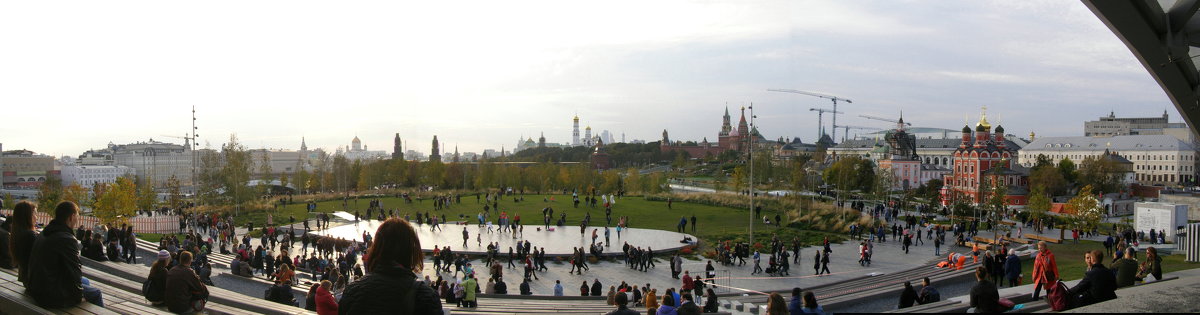 Панорама парка Зарядье - Анна Воробьева