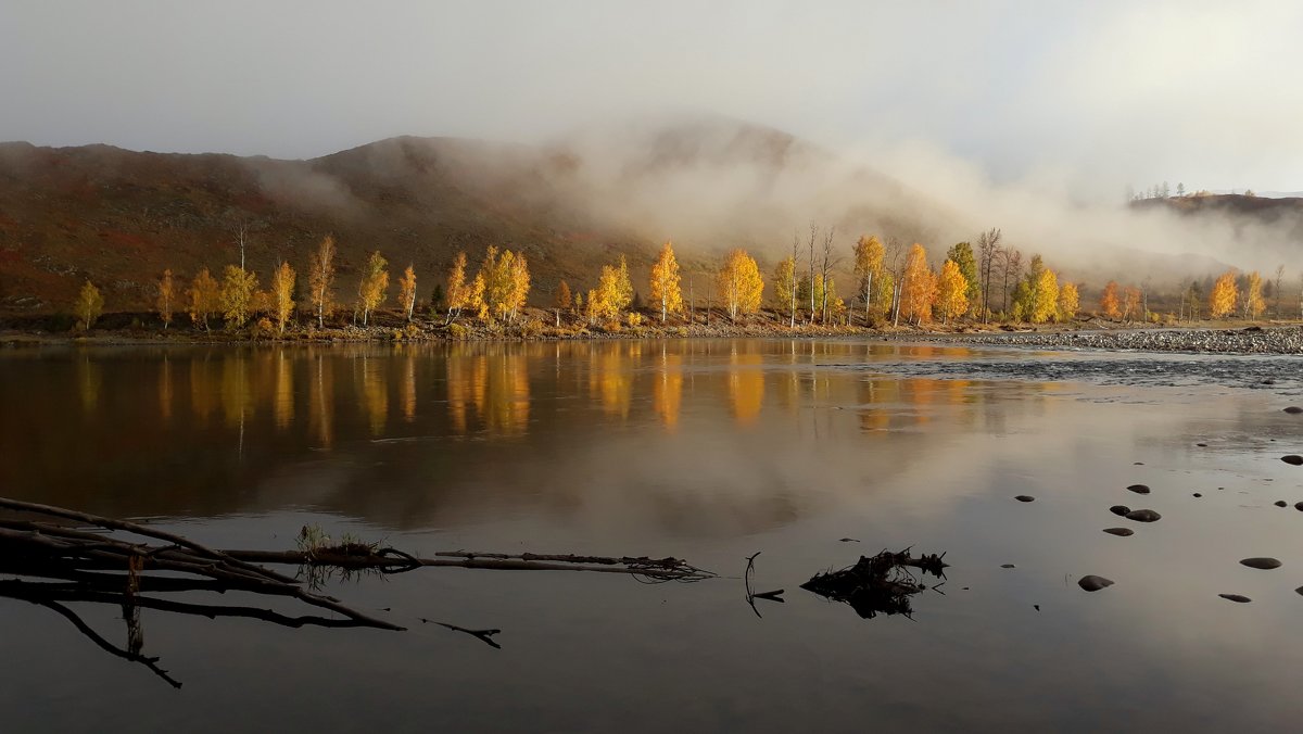 Осень на фоне гор - Галина Козлова 