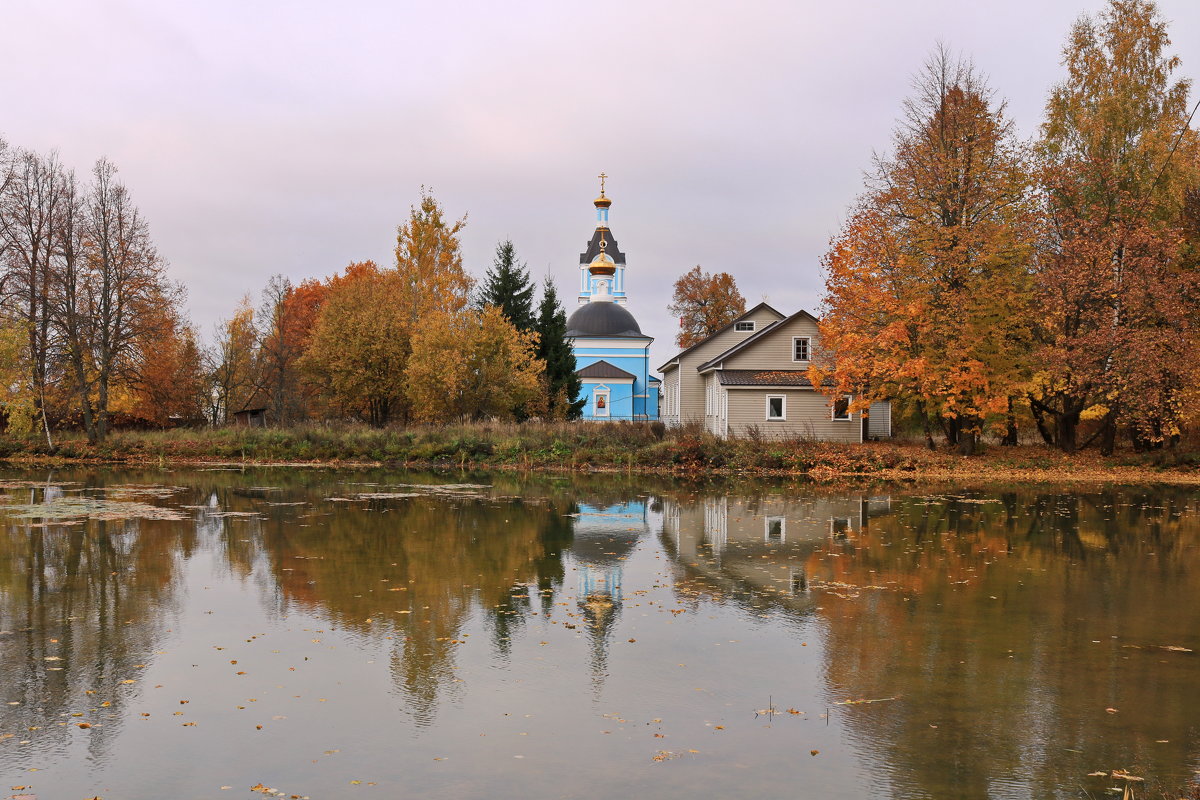 Осень в деревне Костино. - Ирина Нафаня