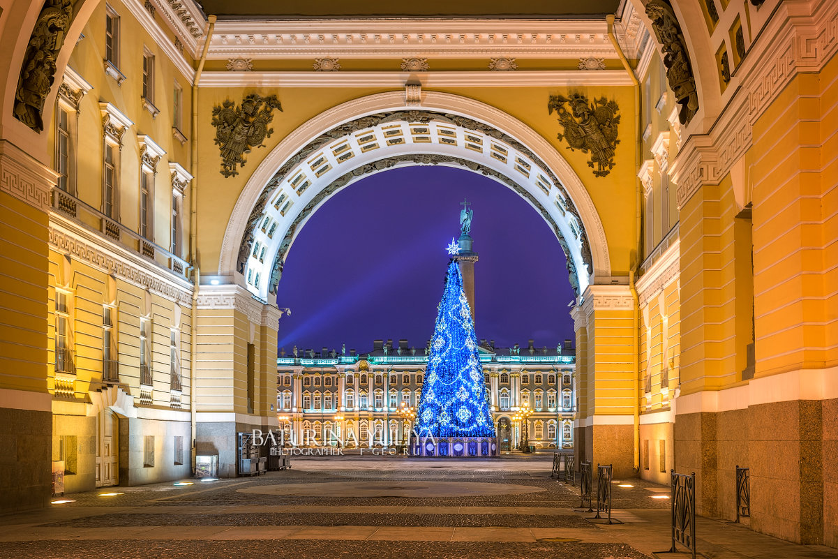 Новогодняя ель на Дворцовой площади - Юлия Батурина