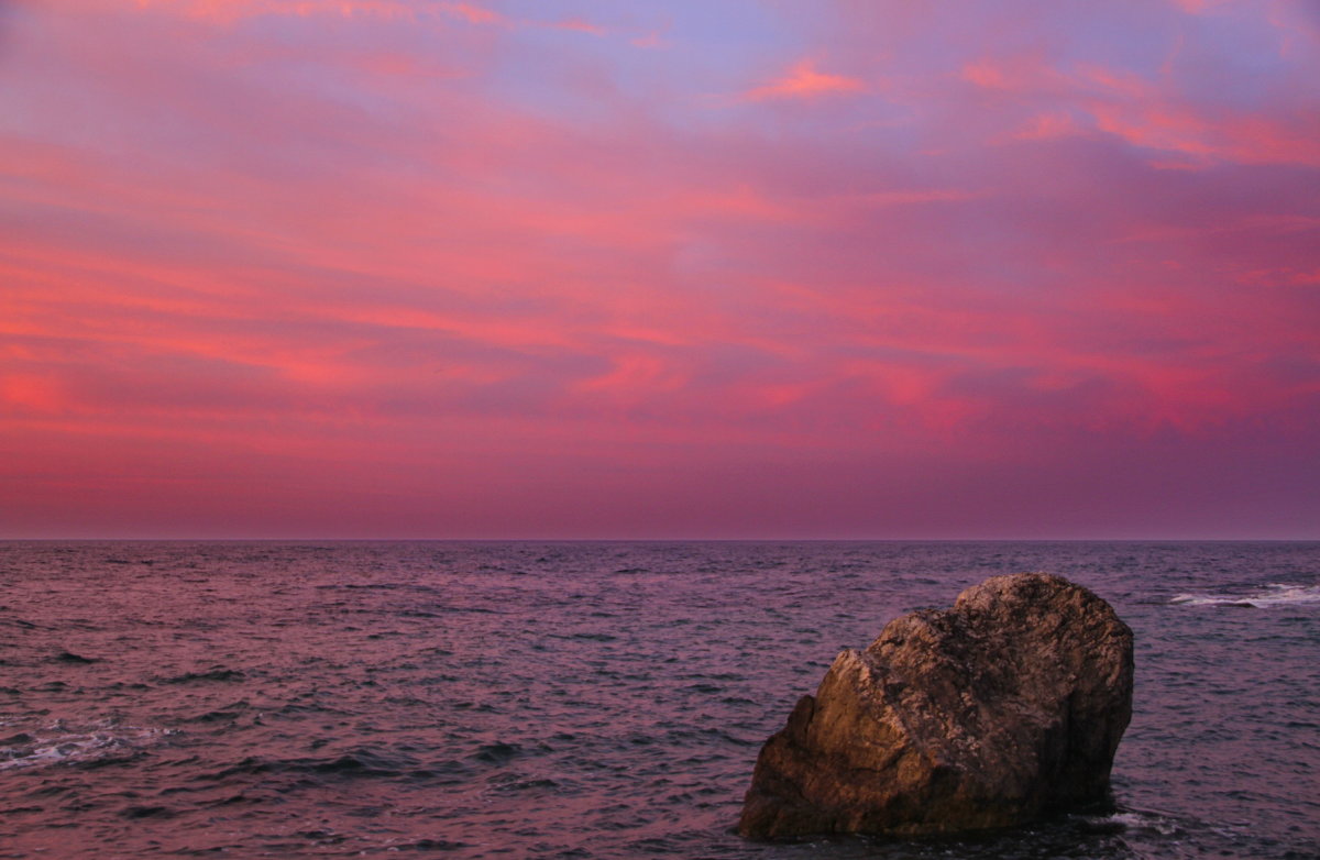 осенний закат на море - valeriy g_g