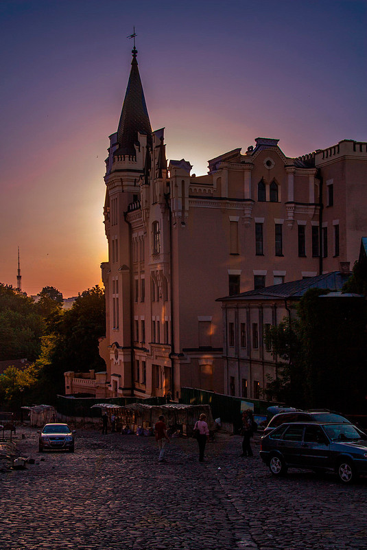 Киев, Андреевский спуск,закат - Николай Печурин