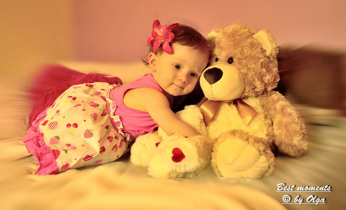I love my teddy... - Olga Dwyer