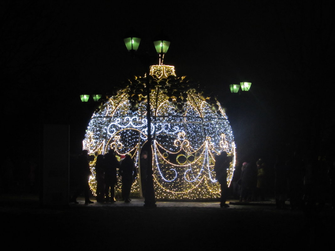 Купол гирляндой с фонарями Царицыно - Виктория Соболевская