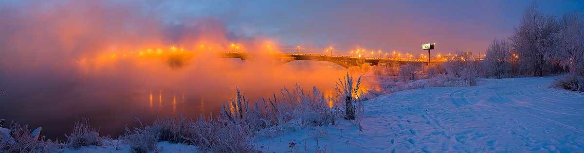 Еще один вариант панорамы Глазковского моста. - Nikolay Svetin