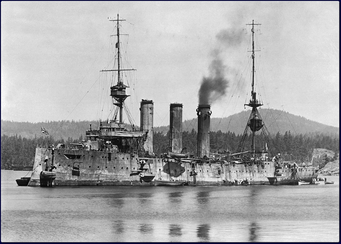 "HMS Cornwall".аrmoured cruiser, after the Battle of the Falkland Islands on 8.12.1914. - Александр 