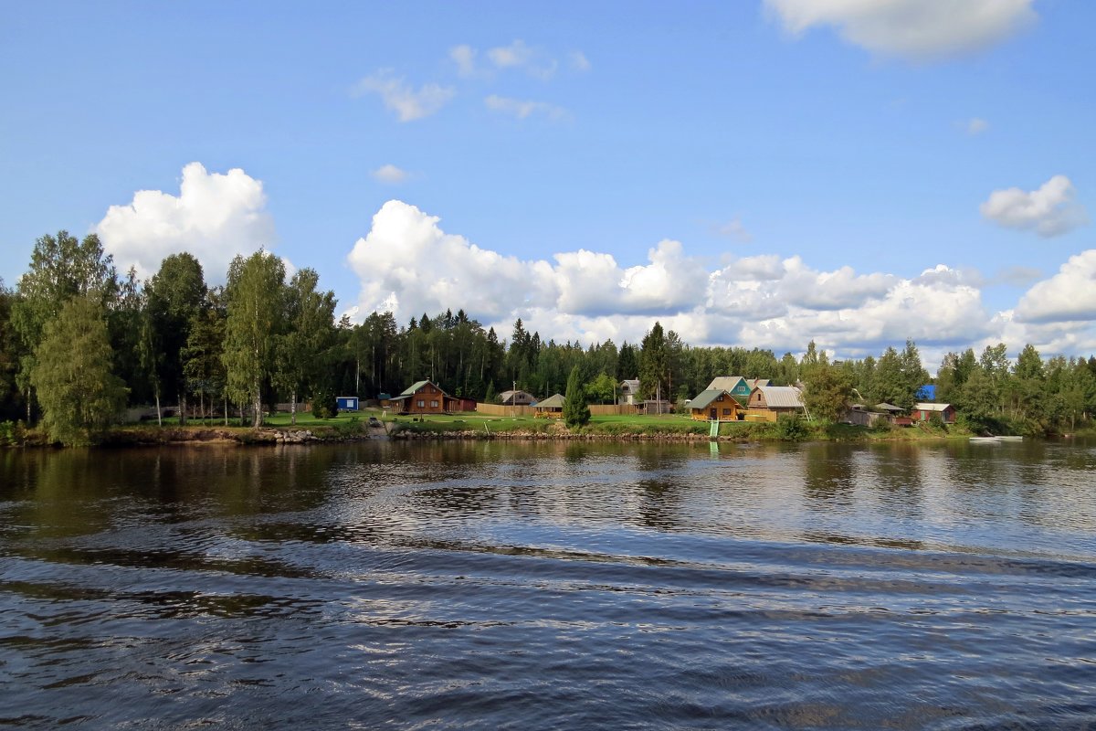 Река Свирь поселки на берегу