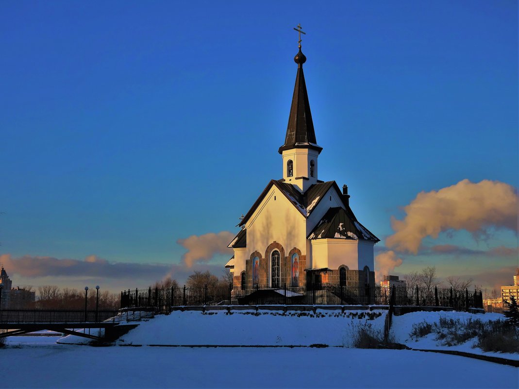 Церковь Св.Георгия Победоносца на закате... - Sergey Gordoff
