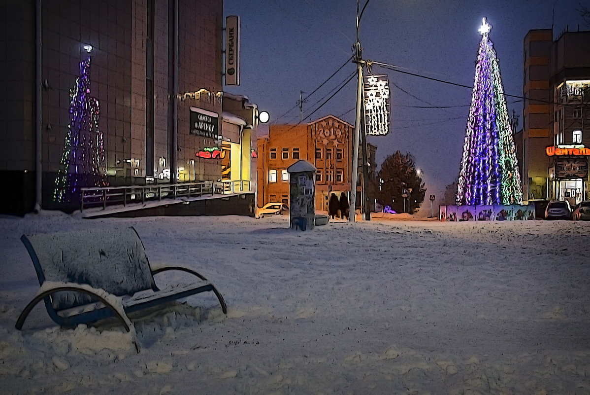 Новый год в провинциальном городке - Марина Яковлева