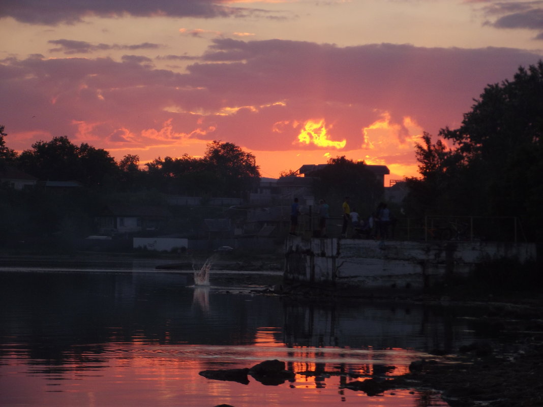 закат на озере Чебаркуль - Данил Матвеев
