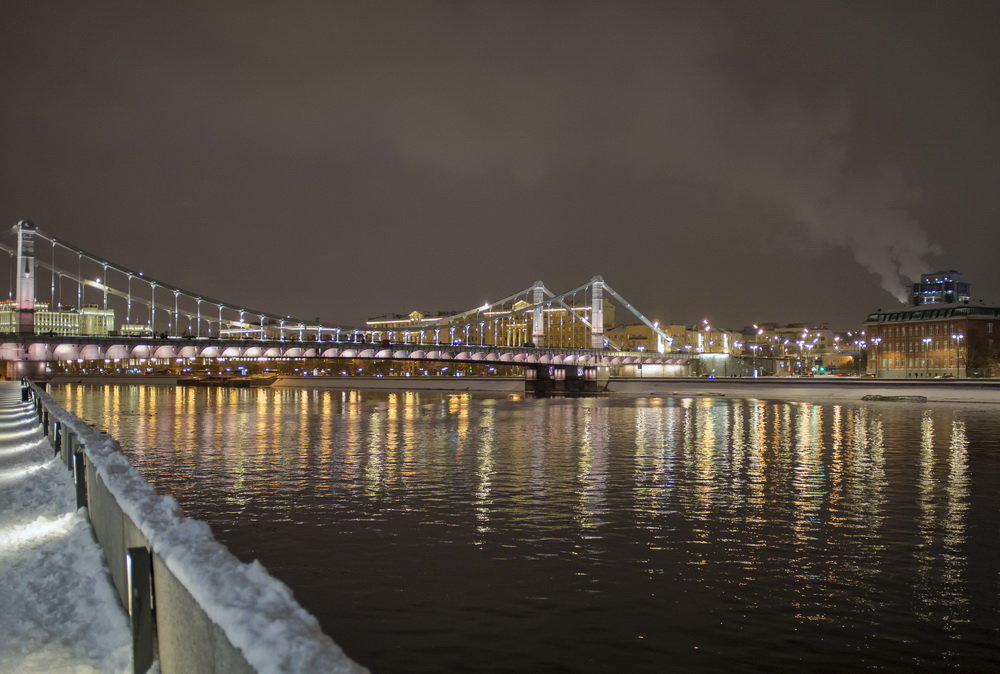 Зимним вечером на Москва-реке. - Александр Степовой 