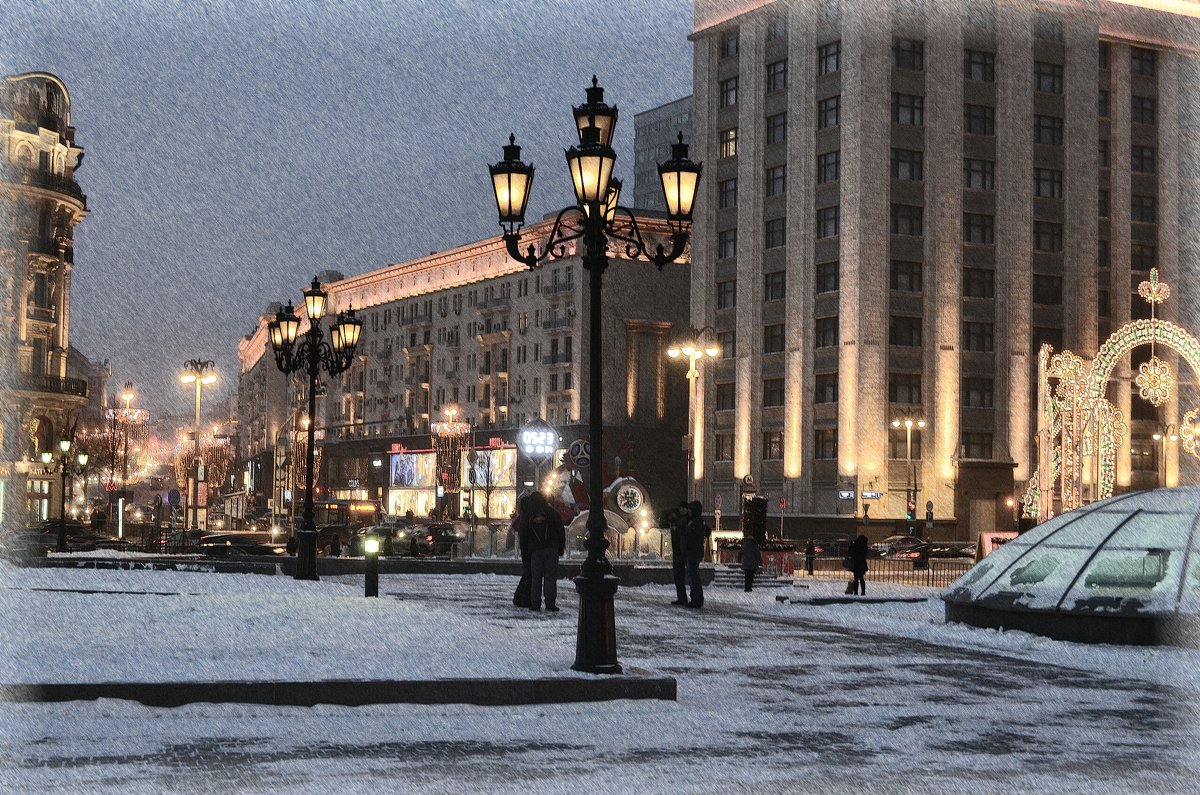 Москва. ул. Тверская - Татьяна Ларионова