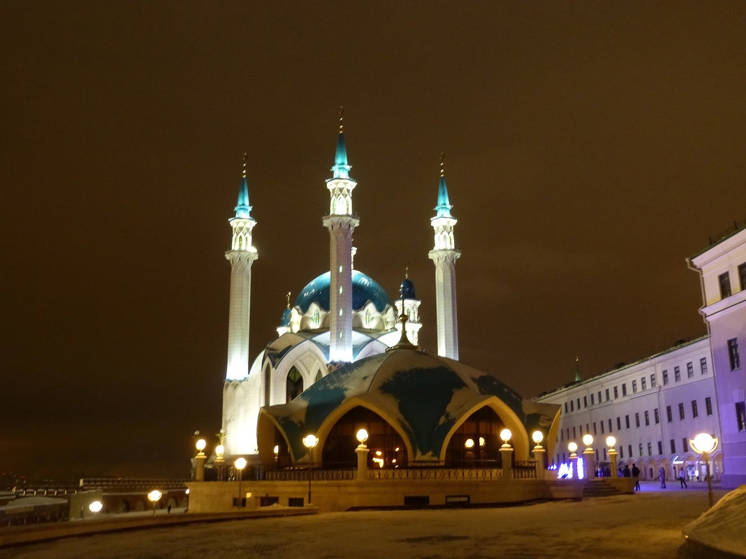 Мечеть Кул Шариф вечером - Наиля 